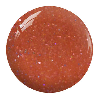 NuGenesis Glitter Orange Dipping Powder Nail Colors - NL 22 I'll be waiting