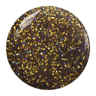 NuGenesis Glitter Brown Dipping Powder Nail Colors - NL 25 When in doubt