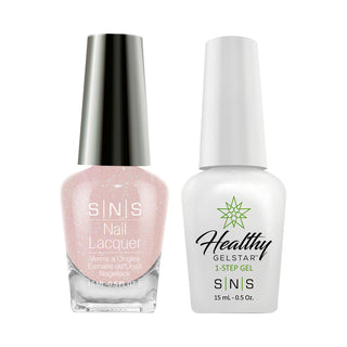 SNS Gel Nail Polish Duo - NOS15 Pink Glitter Colors