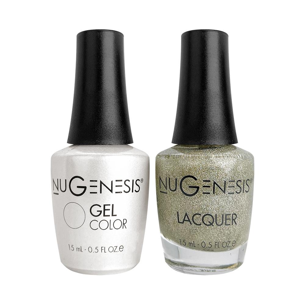 Nugenesis Gel Nail Polish Duo - 003 Glitter Colors - Wish Upon A Star