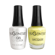 Nugenesis Gel Nail Polish Duo - 024 Yellow Colors - Mellow Yellow