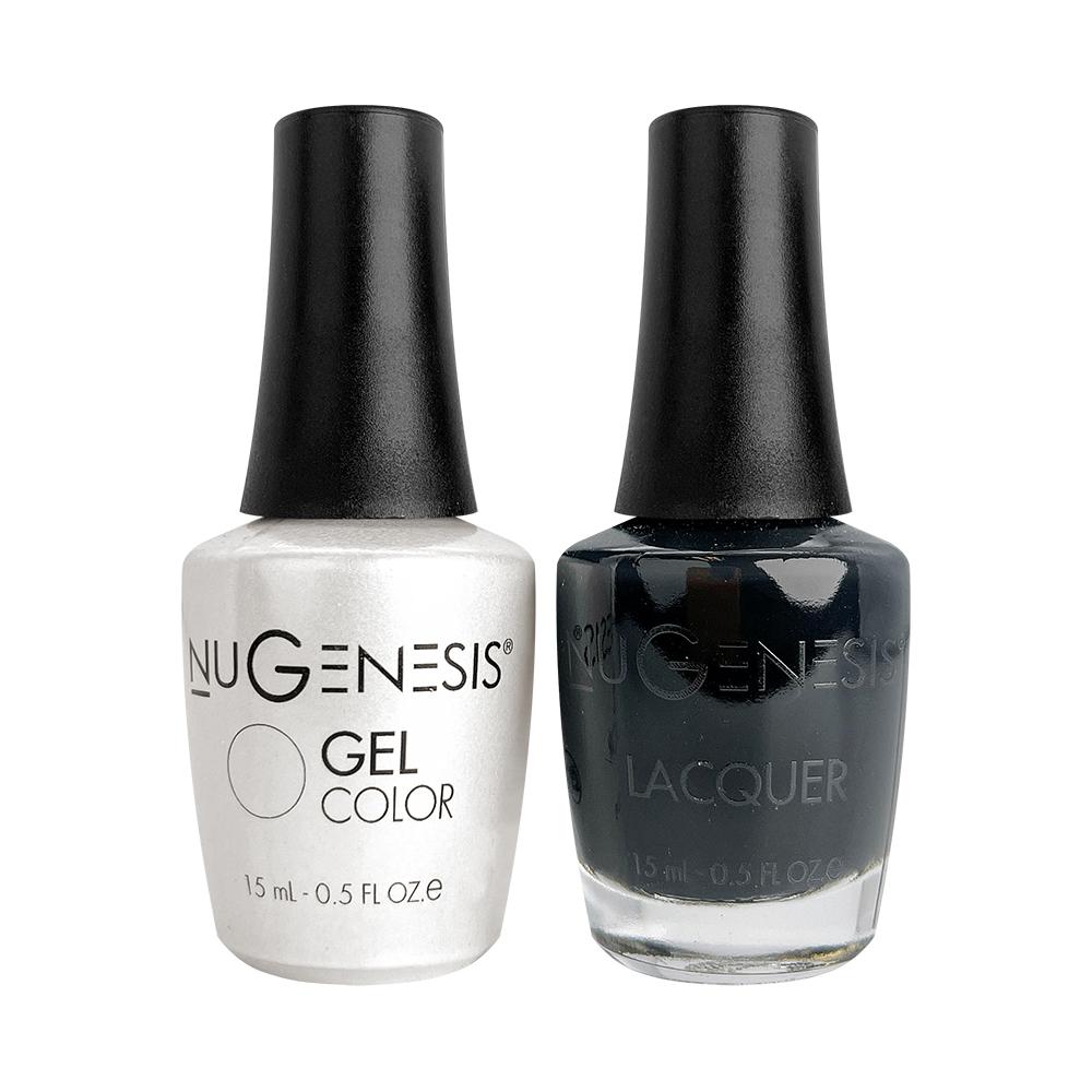 Nugenesis Gel Nail Polish Duo - 031 Black Colors - Starry Night