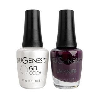 Nugenesis Gel Nail Polish Duo - 040 Purple Colors - Cabarnet Sway