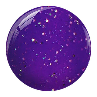 NuGenesis Purple Glitter Dipping Powder Nail Colors - NU 133 Purple N Glitz
