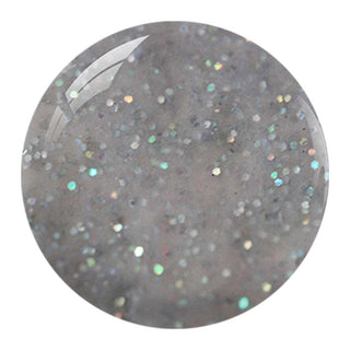 NuGenesis Glitter Gray Dipping Powder Nail Colors - NU 175 Fearless