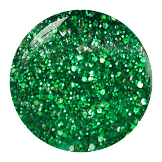 NuGenesis Green Glitter Dipping Powder Nail Colors - NU 176 Goddess