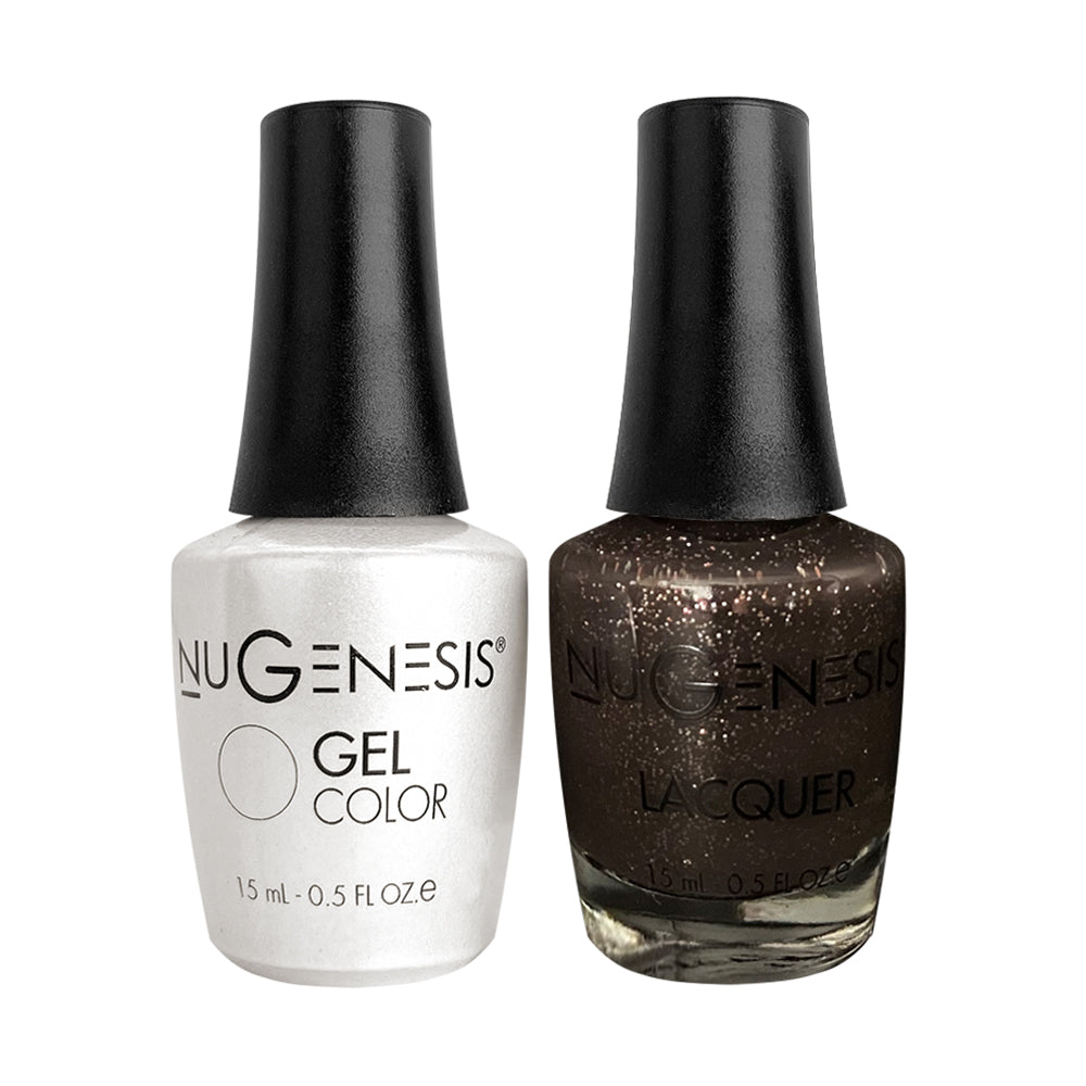 Nugenesis Gel Nail Polish Duo - 051 Glitter Multi Colors - Amazonia