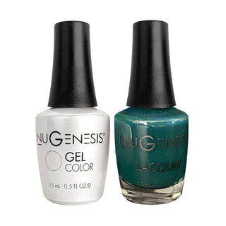 Nugenesis Gel Nail Polish Duo - 067 Green Colors - Poison Ivy