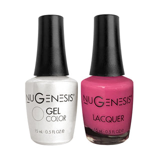 Nugenesis Gel Nail Polish Duo - 076 Pink Colors - Pink Panther