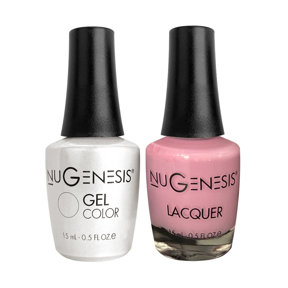 Nugenesis Gel Nail Polish Duo - 077 Pink Neutral Colors - Quiet time
