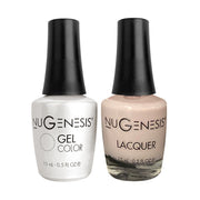 Nugenesis Gel Nail Polish Duo - 094 White Neutral Colors - Cotton White