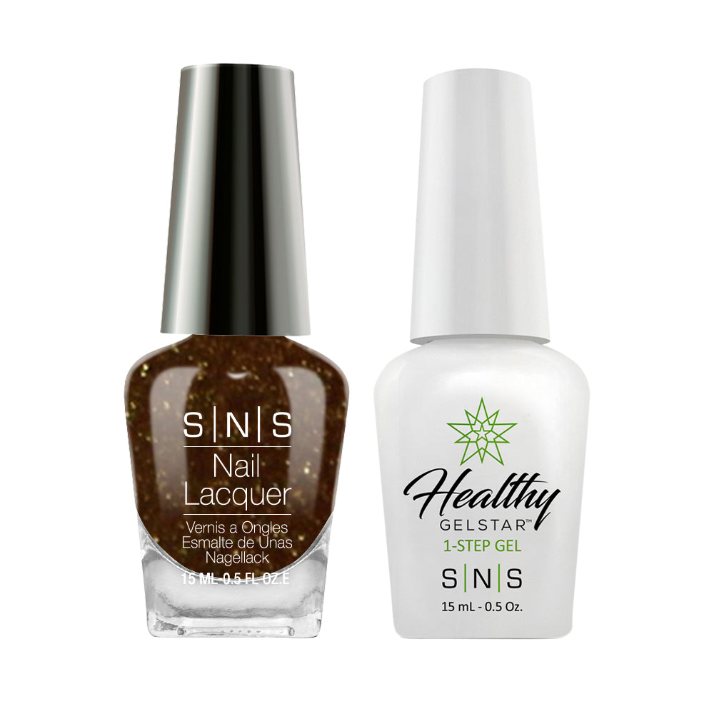 SNS Gel Nail Polish Duo - NV14 Brass Chandelier