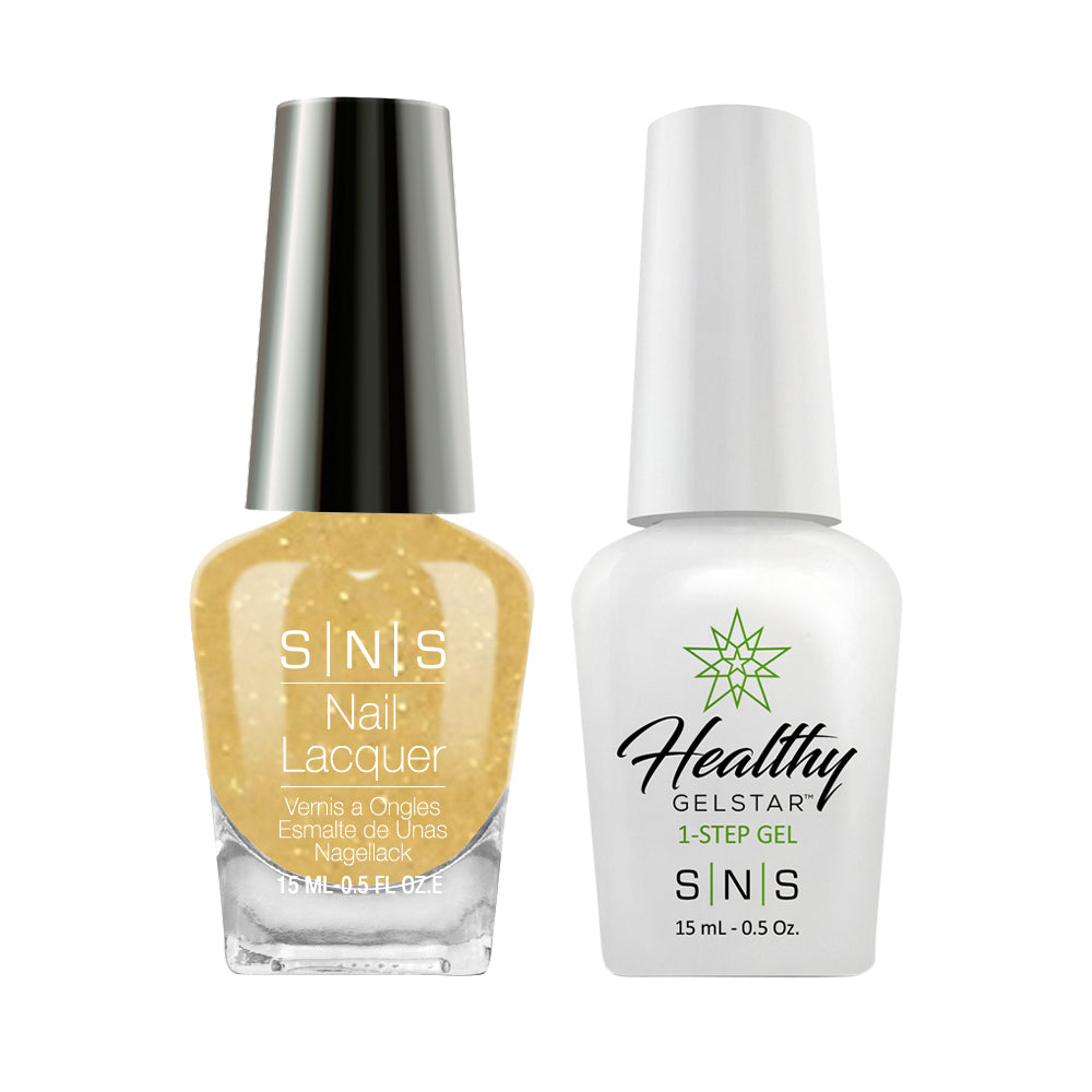 SNS Gel Nail Polish Duo - NV20 Golden Swaths