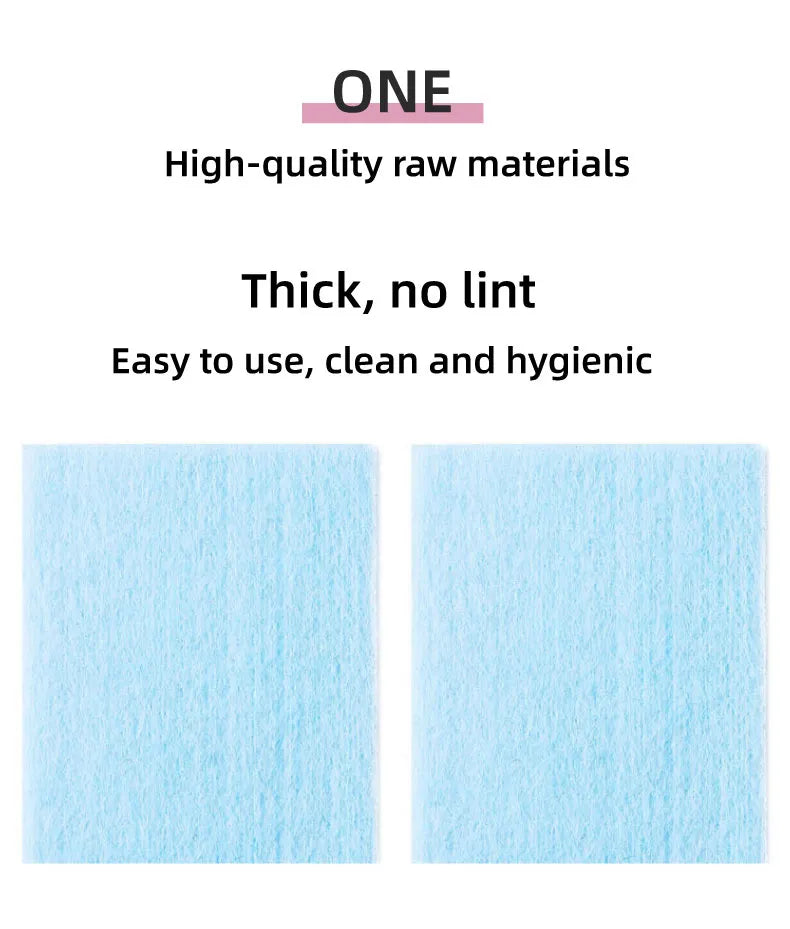 Nail Polish Remover Pads - Pink