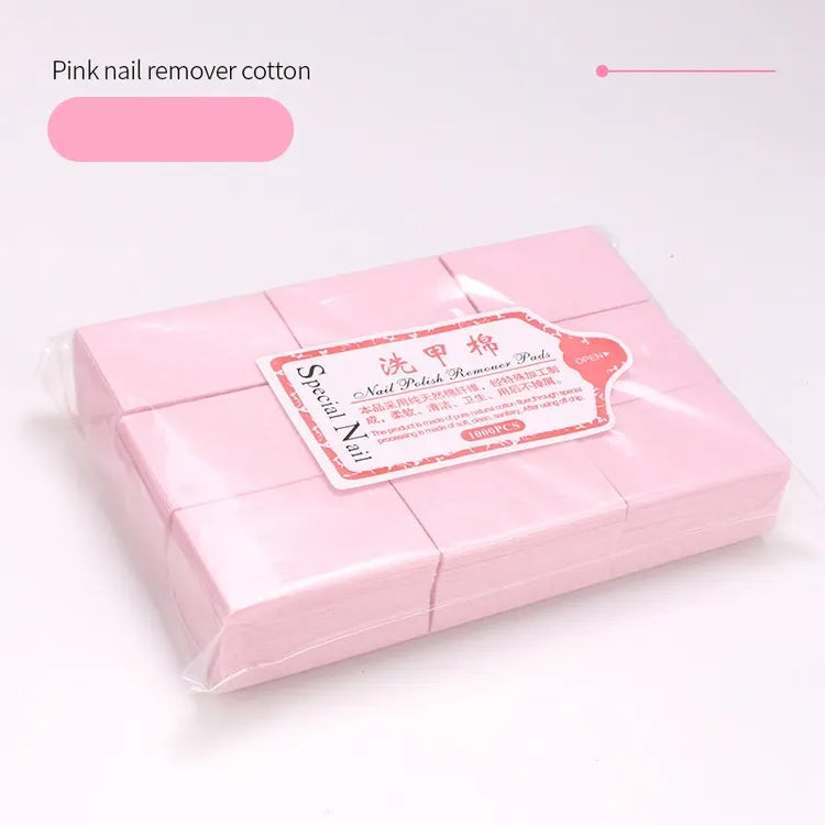 Nail Polish Remover Pads - Pink