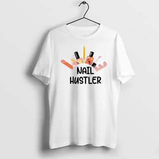 Nail Hustler T-Shirt, Nail Tech Shirt, Nail Technician, Nail Artist, Nail Salon Shirt, Comfy T-Shirt
