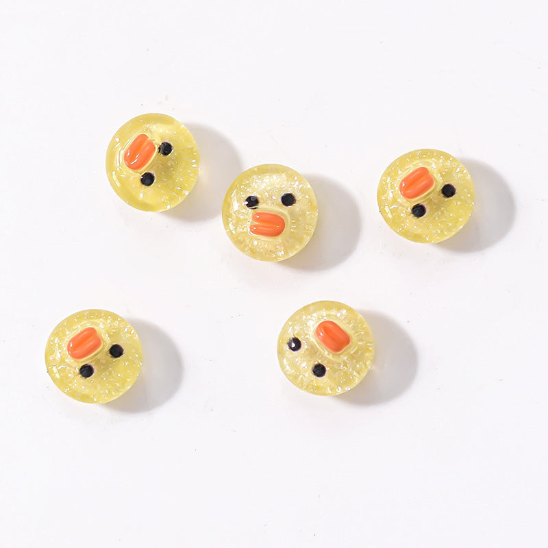 #432 2PCS Duck Head Charm