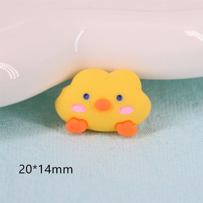 #501 2PCS Duck Cloud Charm