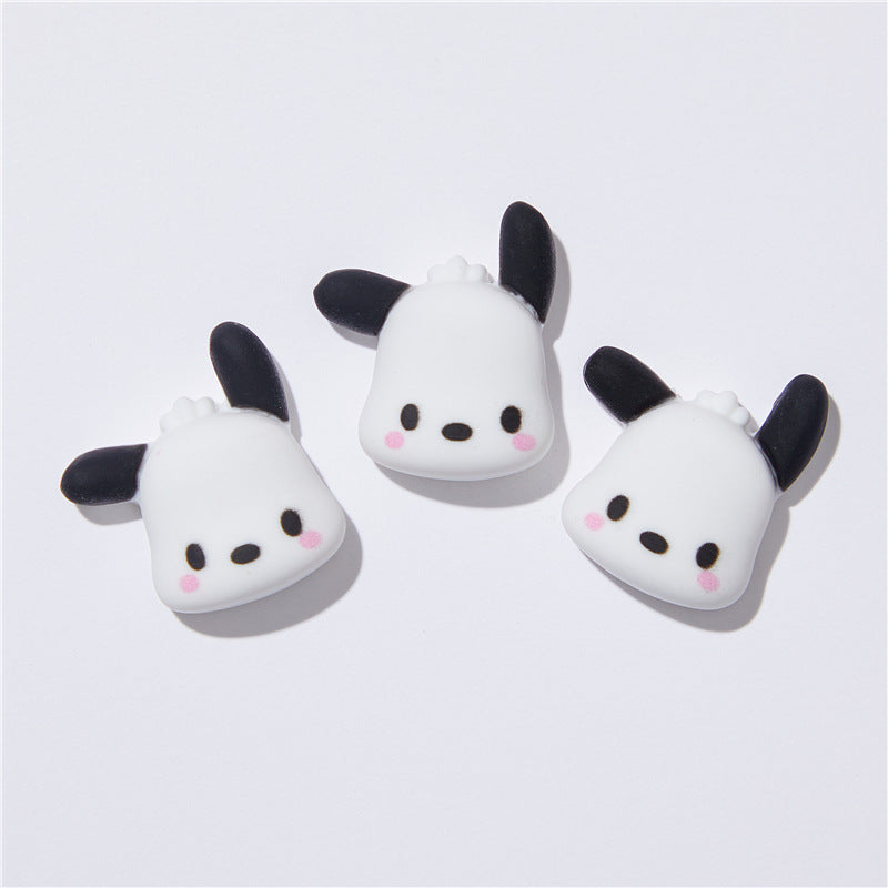 #371 2PCS Happy Pochacco Nail Charm