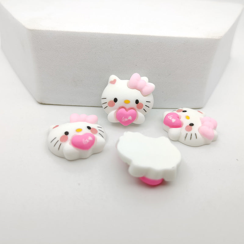 #305-310 2PCS Hello Kitty and Friends Big Hearts Charms