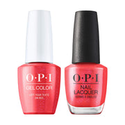 OPI Gel Nail Polish Duo - S10 Left Your Texts On Red
