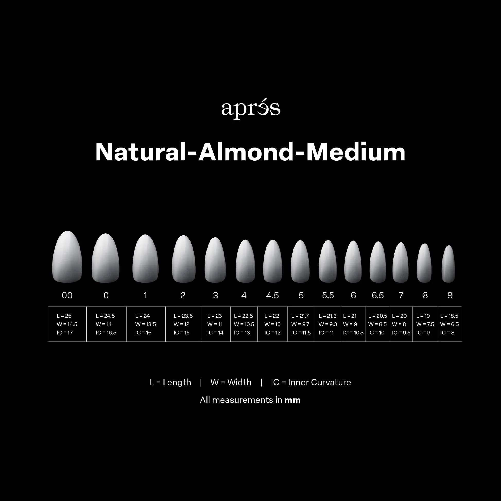 Apres Gel-X Ombre Tips  - Natural Almond Medium