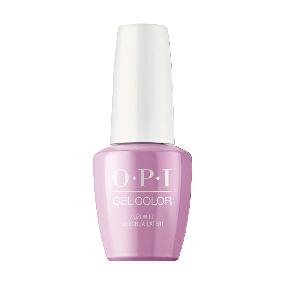 OPI Gel Polish Purple Colors - P31 Suzi Will Quechua Later!