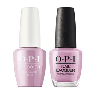 OPI Gel Nail Polish Duo Purple Colors - P32 Seven Wonders of OPI