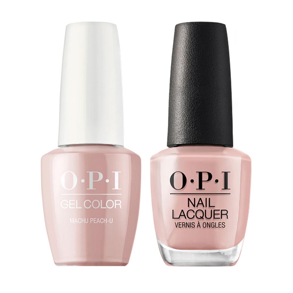 OPI Gel Nail Polish Duo Beige Colors - P36 Machu Peach-u