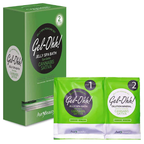 AVRY BEAUTY - CASE OF 30 - Gel-Ohh! Jelly Spa Bath - CANNABIS SATIVA