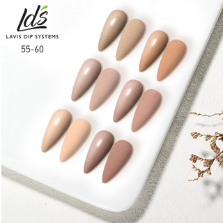 LDS Nail Lacquer Set (6 colors): 055 to 060