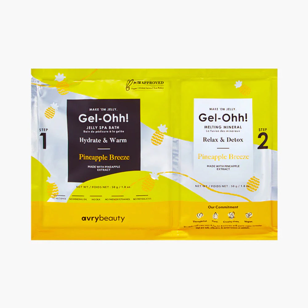 AVRY BEAUTY - CASE OF 30 - Gel-Ohh! Jelly Spa Bath - PINEAPPLE BREEZE