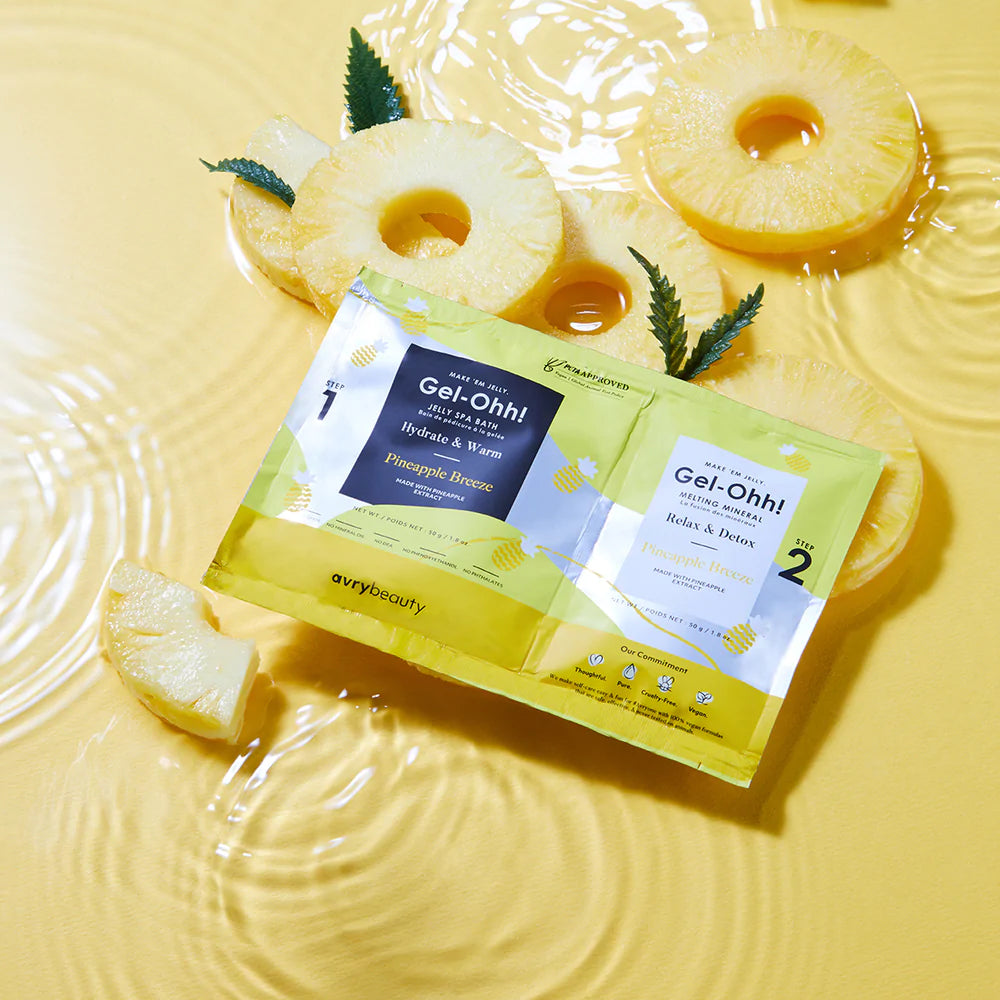 AVRY BEAUTY - Jelly Pedicure Kit - Pineapple Breeze