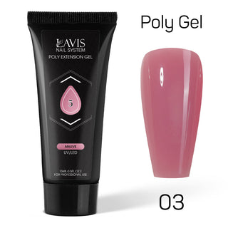 LAVIS Poly Extension Gel 15ml - Set 1 (1, 2, 3, 4, 5, 6)