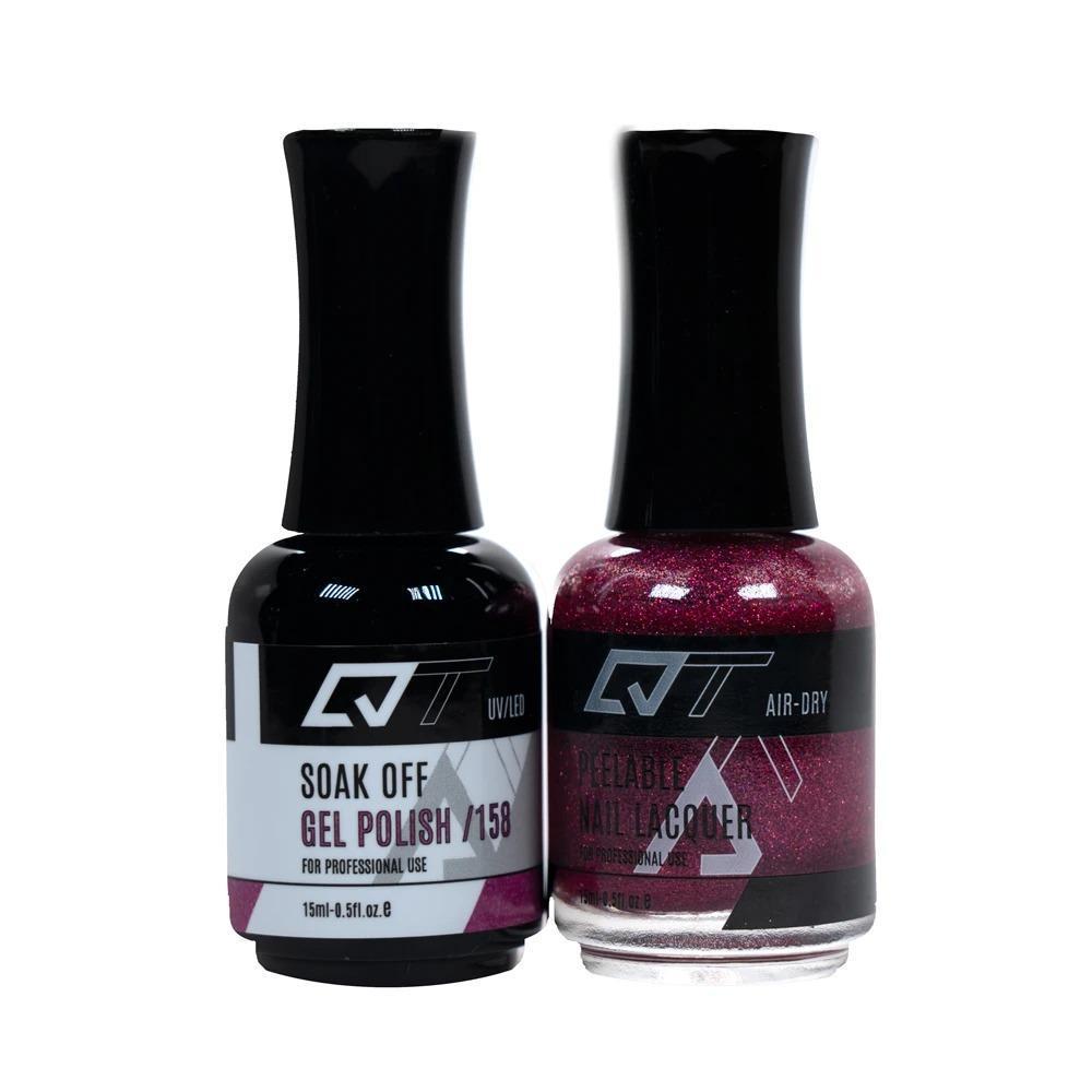 QT 158 - QT Gel Polish & Matching Nail Lacquer Duo Set - 0.5oz