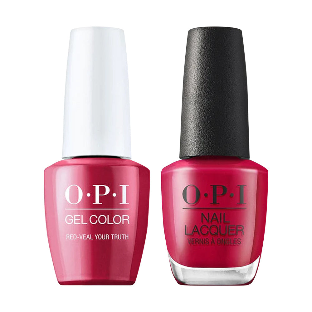 OPI Gel Nail Polish Duo - F07 | Red-veal Your Truth