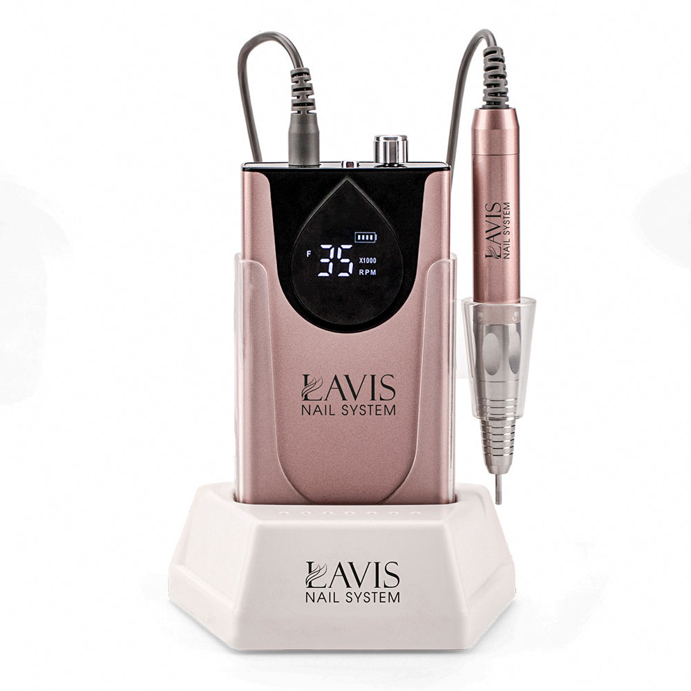 LAVIS Nail Drill - Red Gold