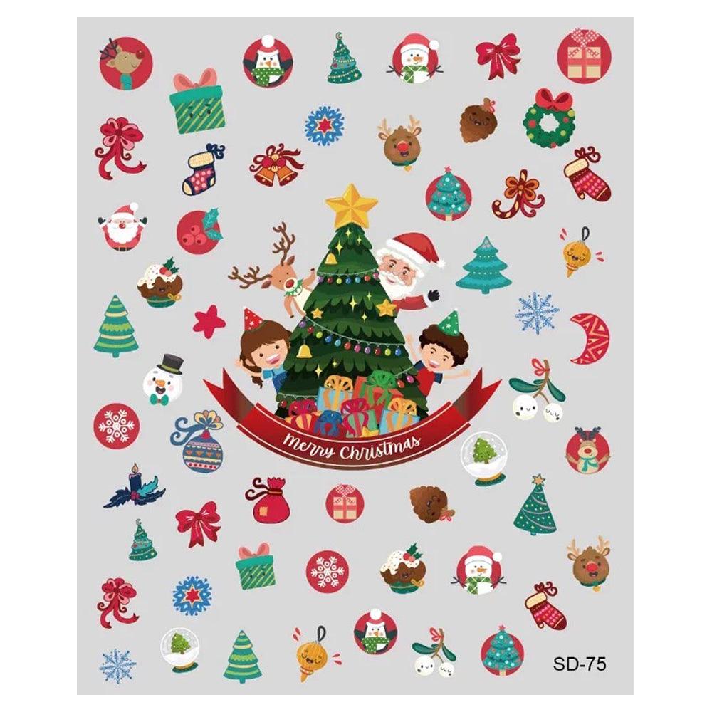 3D Christmas Nail Art Stickers SD75