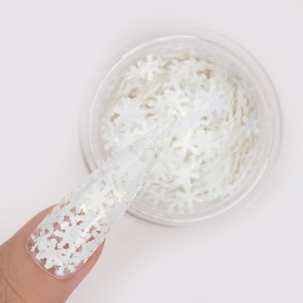 LDS Snowflake Glitter Nail Art - SF02 - To The Moon & Back - 0.5 oz