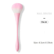 Soft Nail Dusting Brush - Pink Tip