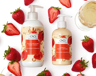 CND "SCENTSATIONS" Hand Washes - Strawberry & Prosecco
