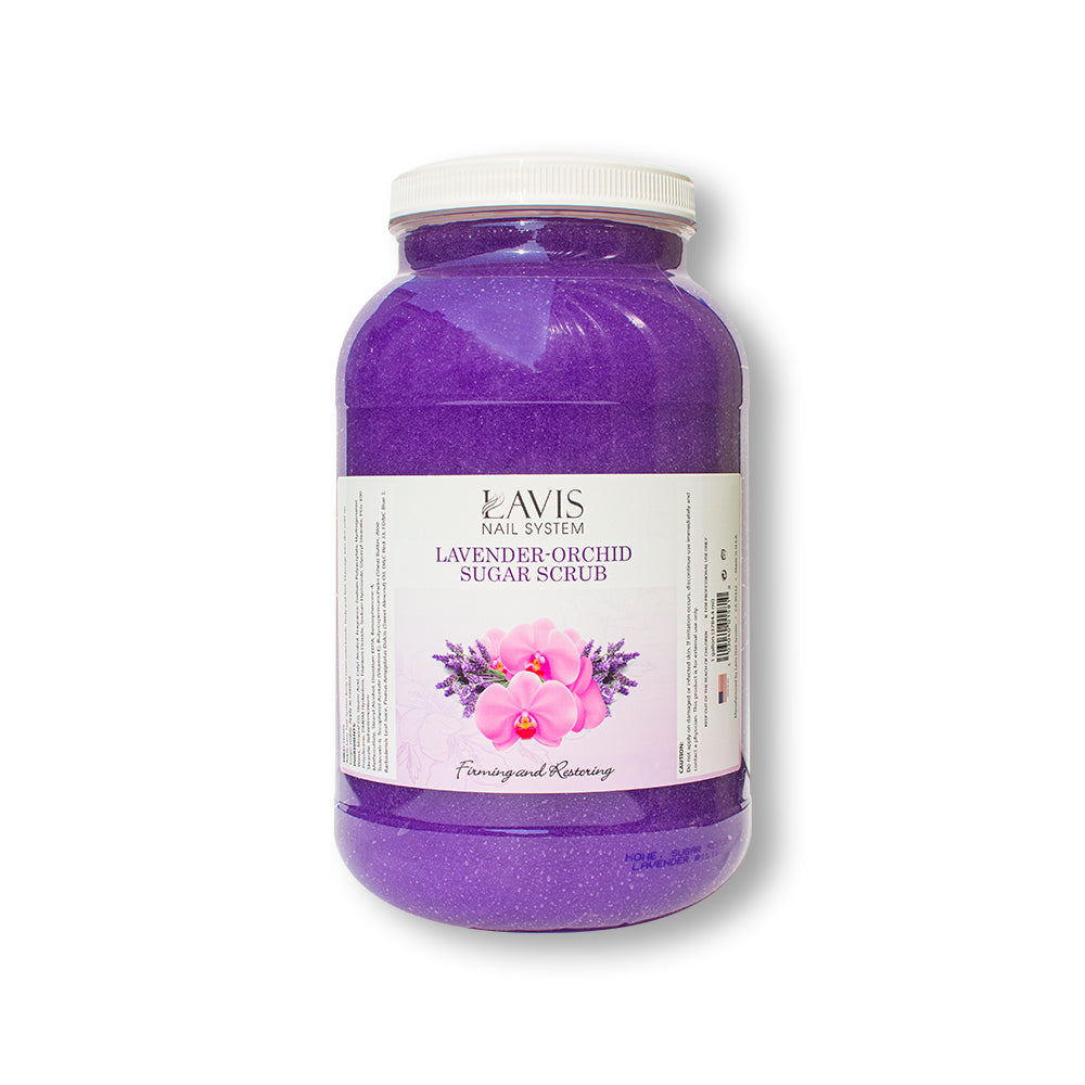 LAVIS - Lavender Orchid - Sugar Scrub for Pedicure - 1 gallon