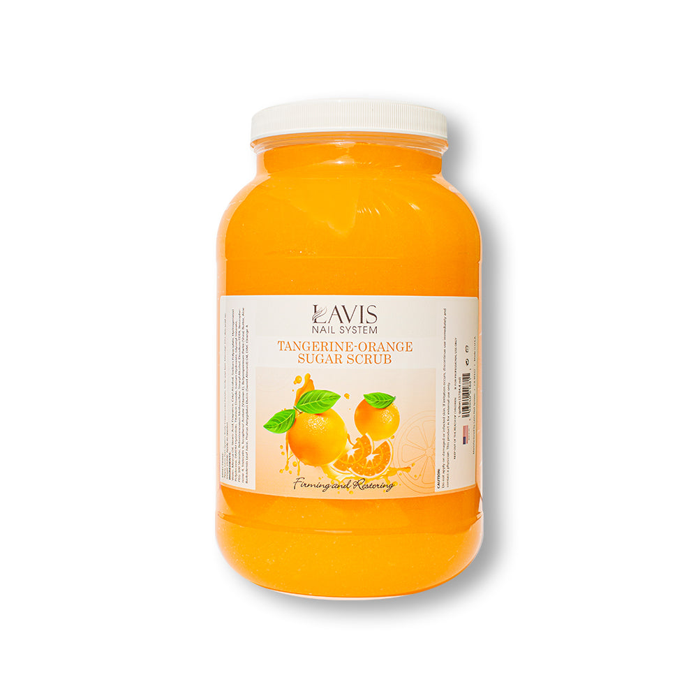 LAVIS - Tangerine Orange - Sugar Scrub for Pedicure - 1 gallon