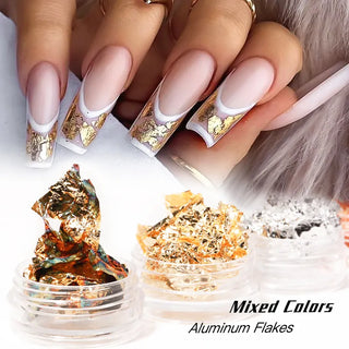 Mixed Colorful Nail Foil Flakes