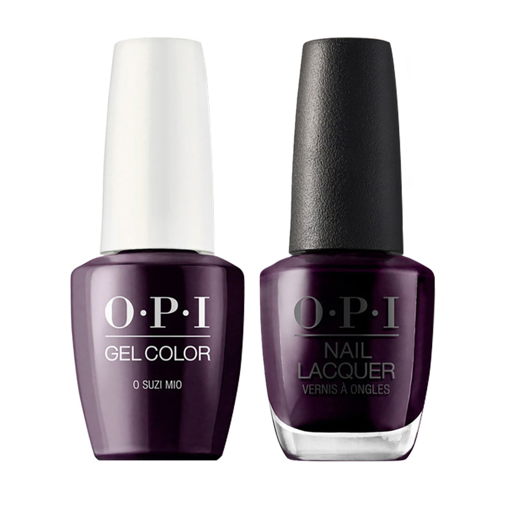 OPI Gel Nail Polish Duo Purple Colors - V35 O Suzi Mio