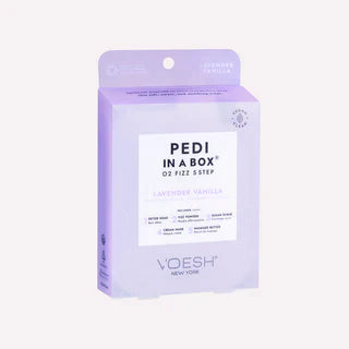 Voesh Pedi In a Box O2 Fizz 5 Step - Lavender  Vanila (PCS)