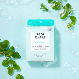 Voesh Pedi In a Box O2 Fizz 5 Step - Mint Mimosa  (PCS)