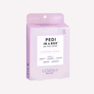 Voesh Pedi In a Box O2 Fizz 5 Step - Raspberry  Sorbet (PCS)