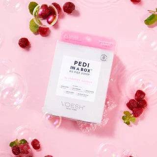 Voesh Pedi In a Box O2 Fizz 5 Step - Raspberry  Sorbet (PCS)