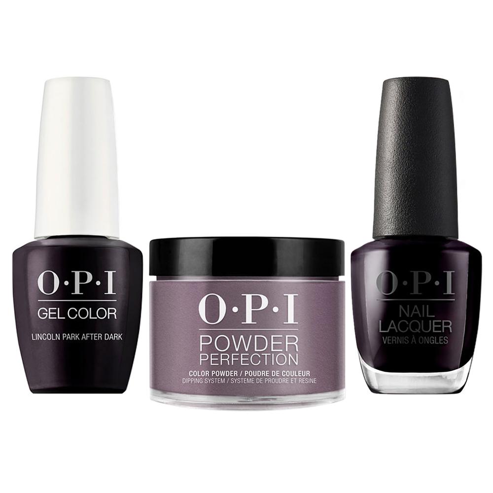 OPI 3 in 1 - W42 Lincoln Park After Dark - Dip, Gel & Lacquer Matching